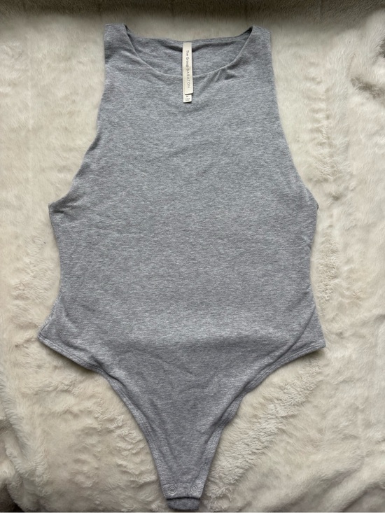 Babaton Tops - Aritzia The Group by Babaton Soft Contour Muscle Bodysuit Grey Size M 81940